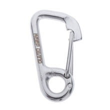 Stainless Steel Hook Clip Carabiner Locking Ring For Diving Finger Spool 2024 - buy cheap
