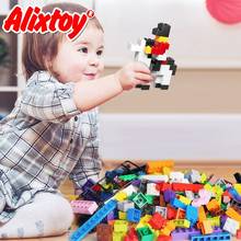 250 1500Pcs Small Mini Size Building Blocks City Classic Creative Bricks Bulk Montessori Educational Children Girl Boy Kids Toys 2024 - buy cheap