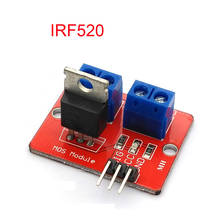 0-24V superior Mosfet botón IRF520 MOS módulo de controlador para Arduino MCU ARM Raspberry Pi 2024 - compra barato