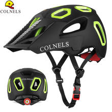 Ciclismo mtb capacete da bicicleta de montanha capacete com viseira ultraleve eps + pc adulto das mulheres dos homens para capacetes mtb 2024 - compre barato