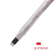 Mini caneta de borracha quadrada 2.5*5mm, lápis de borracha ultrafina, refil de borracha, revisão perfeita, detalhes 2024 - compre barato