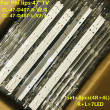 LED backlight  R+L for Phi lips CL-47-D407-R-V4 CL-47-D407-L-V4 FOR 47PFL5708/F7 47PFG4109/78 47PFL3188 PT470H1-DUJFFE 2024 - buy cheap