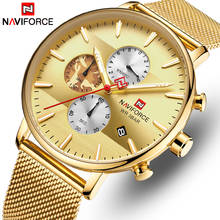 Naviforce relógio masculino impermeável, relógios de pulso esportivo militar, moda de marca de luxo quartzo para homens 2024 - compre barato