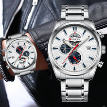 Men's Watches CURREN Top Brand Fashion Design Men Watch Waterproof Steel Sport Wristwatch Male Quartz Clock Relogio Masculino 2024 - buy cheap