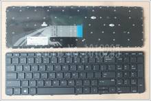 New For HP Probook 650 G2 655 G2 US black laptop keyboard With Frame 2024 - купить недорого