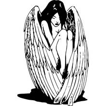 15*10,1 см модный Индивидуальный креативный классический привлекательный ангельские крылья сердце домашний декор автомобиль зеркало 2024 - купить недорого