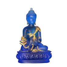 China's Old Tibet Craft Glazed and Gilded Sakyamuni Buddha Statue 2024 - buy cheap