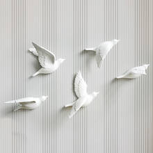 Современное настенное украшение в виде птицы для гостиной, настенное украшение для гостиной, крыльца, дивана, настенное украшение 2024 - купить недорого