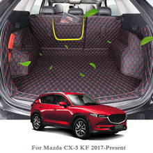 Para Mazda CX-5 KF 2017-Presente Car Boot Mat Traseiro Tronco Forro de Carga Floor Tapete Bandeja Acessórios Esteiras Protetor Interno 2024 - compre barato