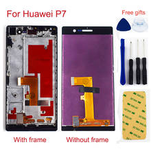 Pantalla LCD para Huawei Ascend P7 Sophia P7-L00 P7-L05, montaje de cristal con Marco, digitalizador con pantalla táctil, P7-L10 2024 - compra barato