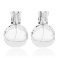 Botella de Perfume de vidrio de 25ML, Mini botella portátil de viaje, recargable, hidratante, con boquilla y cabezal de pulverización, vacía 2024 - compra barato