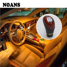 NOANS Artificial madera de Durazno balonmano coche Manual palanca de mando para Nissan Juke Tiida Subaru Ford mondeo mk3 Opel corsa 2024 - compra barato