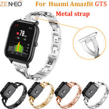 Repuesto de correa de metal para reloj Huami Amazfit GTS, 20mm, para Samsung Galaxy watch Active/Gear S2/gear sport, correas de muñeca 2024 - compra barato