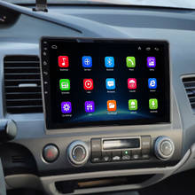 Radio Multimedia con GPS para coche, Radio con reproductor de vídeo, Android 2020, DSP, 2 din, dvd, 2 GB + 32 GB, para Honda Civic 10,0-2006, 2011 2024 - compra barato