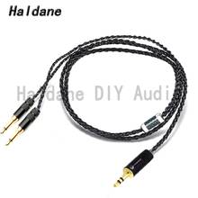 Haldane HIFI-DIY 2.5/3.5/4.4mm Balanced Silver Plated Headphone Upgrade Cable for AH-D9200 AH-D7200 d5200 D9200 D7200 Headphones 2024 - buy cheap