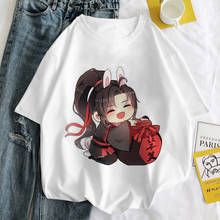 Camiseta con estampado gráfico para mujer, camiseta blanca de estética Harajuku, camiseta informal de estilo Anime Y2k para mujer 2021 2024 - compra barato
