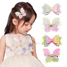 1 PCS Baby Girl Infant Hair Accessory Clothes Newborn Clip Headwear Princess Children Cute Bow Butterfly Hairpin Gift Lovely 2024 - buy cheap