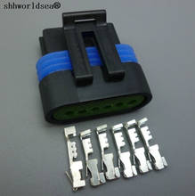 Shhworldsea-conector fêmea à prova d'água para veículos, conjuntos 1 de 1.5mm, conectores para pedal e acelerador eletrônico 12066317 e 12162261 2024 - compre barato