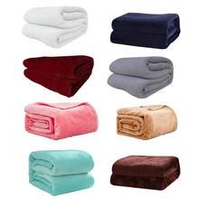 Soft Warm Coral Fleece Blanket Winter Sheet Bedspread Sofa Plaid Throw 150x200cm Light Thin Mechanical Wash Flannel Blankets 2024 - buy cheap