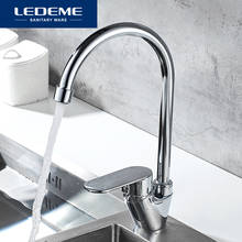 Ledeme-torneira de cozinha com misturador, cromada, economizadora de água, flexível, pia, torneira de cozinha l5810 2024 - compre barato