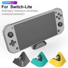 Base de carga triangular para máquina de juegos, cargador portátil Universal para NS Switch Lite, soporte para teléfono 2024 - compra barato