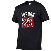 2019 Summer Hot Sale New Tee Jordan 23 Print Men Swag T-Shirt Top Quality Cotton Jordan 23 Hip Hop Short Sleeve T Shirt Men 2024 - buy cheap