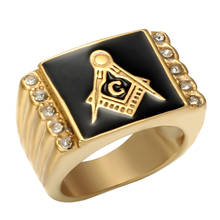 Набор шнеков титановое стальное кольцо модное титановое стальное литье масонское кольцо тотемное Золотое кольцо 2024 - купить недорого