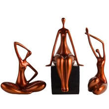 CREATIVE ABSTRACT WOMAN FIGURE FIGURINE RESIN HANDSTAND BODY ART SCULPTURE HOME DECORATION ORNAMENT GIFT R1149 2024 - buy cheap