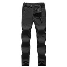 Зимние уличные ветрозащитные лыжные брюки для сноуборда, мужские и женские зимние брюки, водонепроницаемые ветрозащитные теплые дышащие брюки 2024 - купить недорого