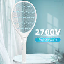 Electric fly swatter mosquito racket Electric Insect Racket Swatter Zapper Rechargeable mug 3 Network Bug Zapper Killer Trap 2024 - buy cheap