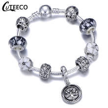 CUTEECO 2019 New Tree Of Life Pendant Charm Bracelet Imitation Silver Color Women Bracelet DIY Handmade Jewelry Gift For Women 2024 - buy cheap