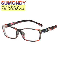 SUMONDY Prescription Myopia Glasses Women Men Nearsighted Spectacles -1.0 -1.5 -2 -2.5 -3 -3.5 -4 -4.5 -5 -5.5 -6.0 to -10 UF113 2024 - buy cheap