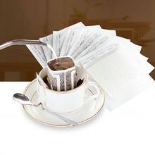 Top-200 Pcs Portable Drip Coffee Powder Paper Filters Hanging Ear Drip Bag Filter 2024 - buy cheap