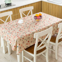 Toalha de mesa geométrica flocos de nece, toalha de mesa fresca de linho e algodão, estilo coreano, para natal 2024 - compre barato