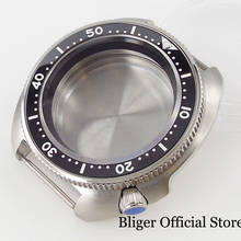 BLIGER Steel Diving Brushed 41mm Automatic Watch Case fit NH35A Rotating Bezel 200M Waterproof Sapphire Crystal 2024 - buy cheap