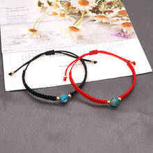 Go2boho pedra natural pulseira para casal jóias nó vermelho string pulseiras 2021 feminino na moda dia dos namorados fevereiro 14th presente 2024 - compre barato