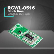 RCWL-0516 Módulo para Arduino Sensor de Radar Doppler Microondas Detector De Movimento Humano Indução Corpo Do Interruptor De Detecção Inteligente 2024 - compre barato