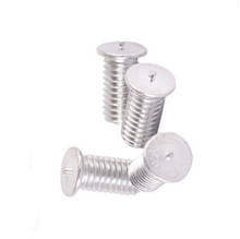 20Pcs M6 Aluminum No step welding Screw Headless spot Plant nail Weld Stud Thread Length 8mm-40mm 2024 - buy cheap