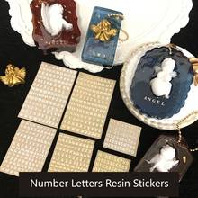 5 pçs 3mm letras do alfabeto chunky glitter resina cola epoxy adesivos decorativos letras engkish números uv recheios de resina epóxi 2024 - compre barato