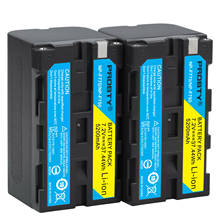 Batería recargable de cámara de alta capacidad, 5200mAh, NP-F750 NP, F750, F770, F730, NPF750, para SONY DCR-TRU47E, DCR-TV900, 2 uds. 2024 - compra barato