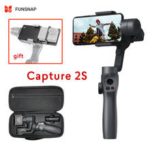 Funsnap захвата 2S 3-Axis ручной шарнирный стабилизатор для камеры GoPro палка для селфи для iPhone Android смартфон для Vlog в прямом эфире путешествия видео 2024 - купить недорого
