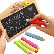 5pcs Health Non-toxic Chalk Holder Dustless Pen Set Colourful Chalk Holders Clean Teaching Hold for Teacher Children Stationery 2024 - buy cheap