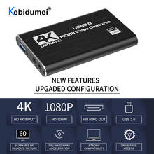 4K HDMI-compatible Video Capture Card USB 3.0 1080P Game Grabber USB 2.0 Capture Card for Youtube OBS Live Streaming Broadcast 2024 - buy cheap