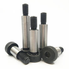 1pcs M16 shoulder screws knurled Allen plug screw hex socket contour hexagon limit bols carbon steel D20 bar diameter 20mm-100mm 2024 - buy cheap