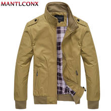 MANTLCONX 2021 Autumn Jacket Men Fashion Casual Loose Mens Jacket Sportswear Bomber Jacket Mens Jackets Male Brand Coats Man 4XL 2024 - buy cheap