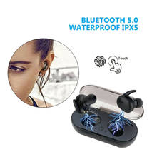 Auriculares TWS Y30 con Bluetooth 5,0, cascos con buen sonido y Control táctil, resistentes al agua, IPX5, intrauditivos con cancelación de voz 2024 - compra barato