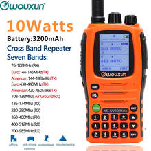 Wouxun KG-UV9D Mate 7bands/Air Band 3200mAh Cross Repeater Amateur 10W  Walkie Talkie Upgrade KG-UV9D Plus Ham Radio  add Speake 2024 - buy cheap