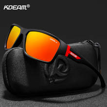 Kdeam ao ar livre polarizado óculos de sol dos homens óculos de praia condução viagem 100% caso zíper uv incluído esportes eyewear kd510 2024 - compre barato