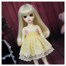 1/6 bjd doll dress yellow color condole belt skirt for 1/6 BJD YOSD doll accessories doll clothes only dress 2024 - buy cheap