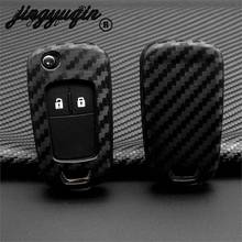 jingyuqin Car-Styling Carbon Fiber Cover Case For Buick Chevrolet Cruze Aveo Lova Sail Malibu Trax Opel Astra Corsa MerivaZafira 2024 - buy cheap